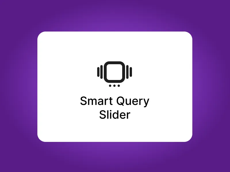 Smart Query Slider